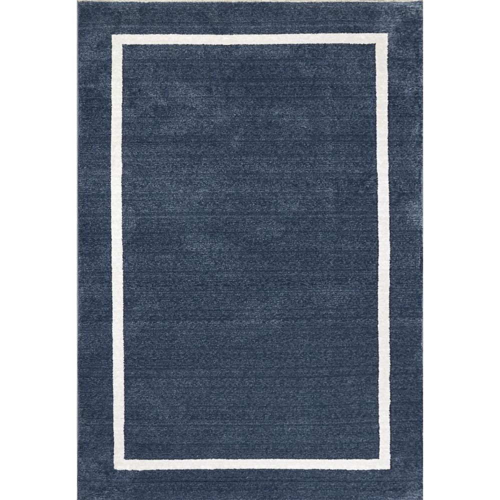 Dynamic Rugs 3301-501 Hera 5.3 Ft. X 7.11 Ft. Rectangle Rug in Blue/Ivory 